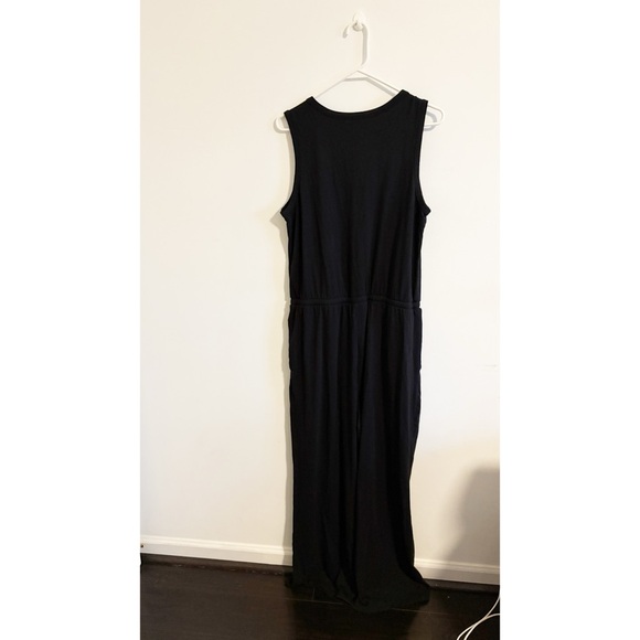 Lands End Black Sleeveless Jumpsuit - Picture 2 of 3